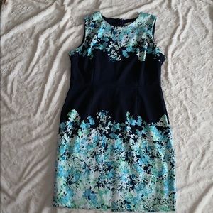 Blue flower dress